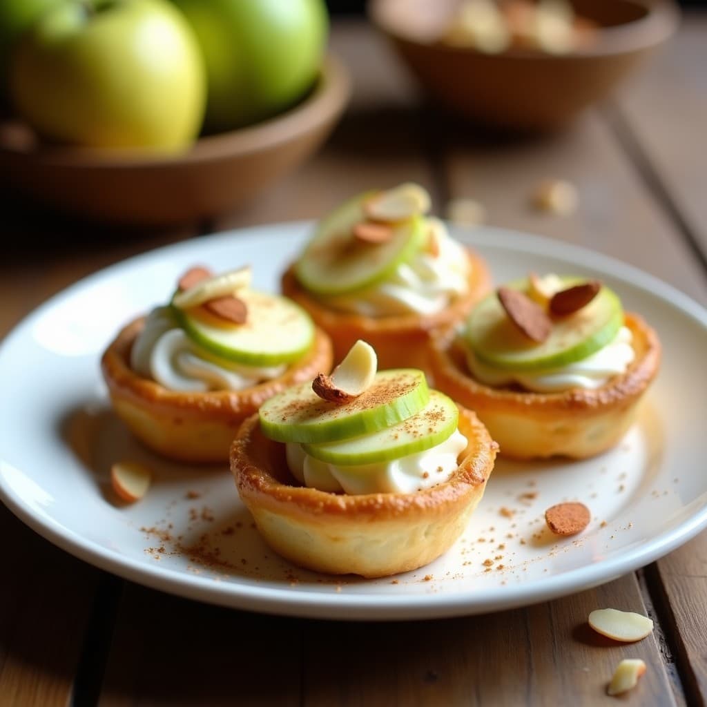 Hojaldres de Manzana y Queso Ricotta: Postre Francés en Airfryer Sin Azúcar