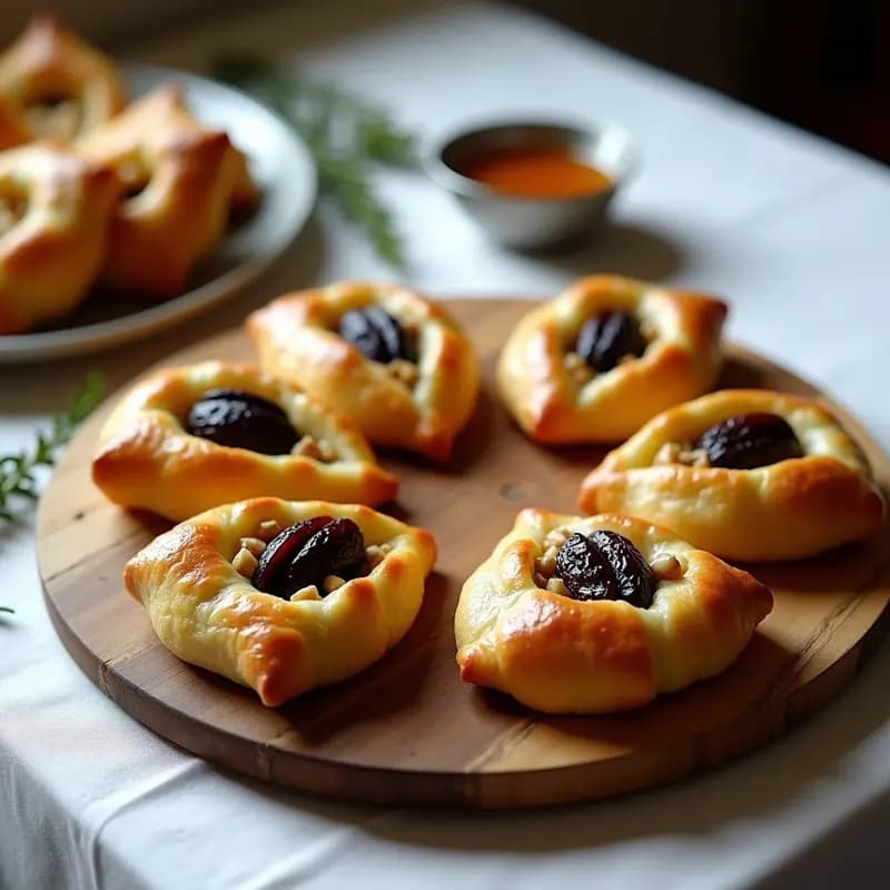 Hojaldres de Semiciruelas y Queso de Cabra: Receta Francesa en Airfryer con Toque Dulce-Salado