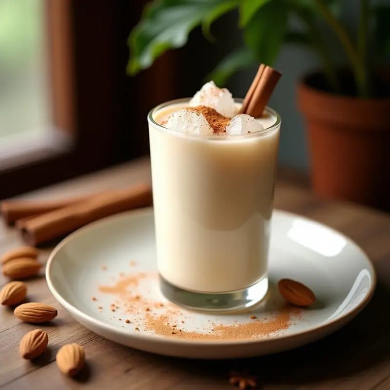 Horchata de Almendra y Canela: Bebida Mexicana Vegana y Sin Azúcar Refinada