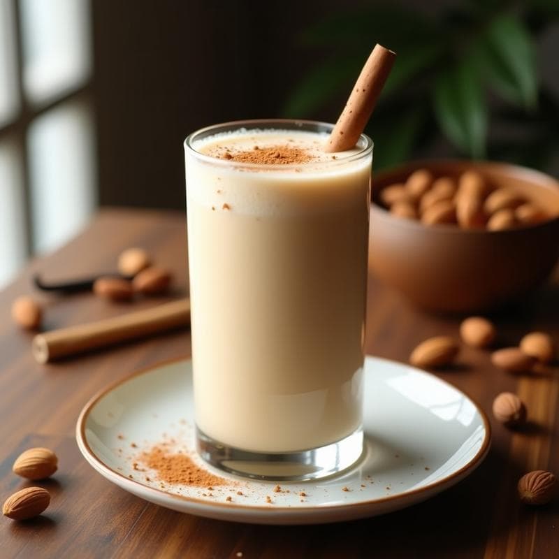 Horchata de Almendras y Canela con Toque de Vainilla: Bebida Tradicional Colombia Sin Lactosa