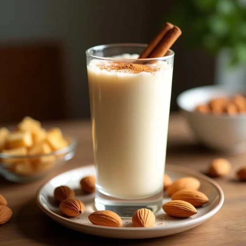 Horchata de Almendras Casera: Bebida Refrescante y Sin Lactosa para el Verano