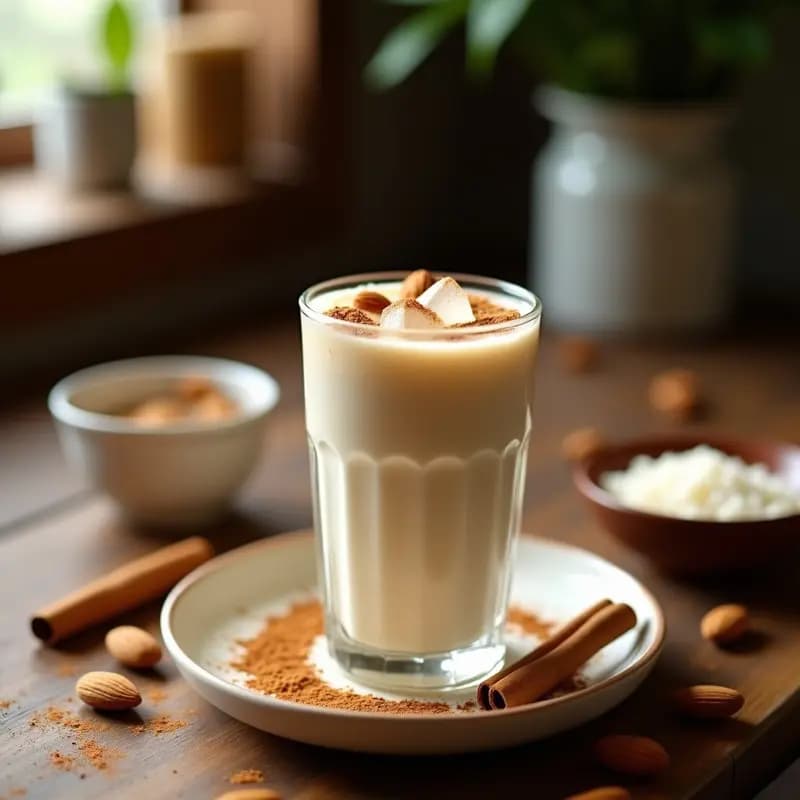 Horchata de Arroz y Almendras con Canela: Bebida Venezolana Sin Lactosa y Vegana