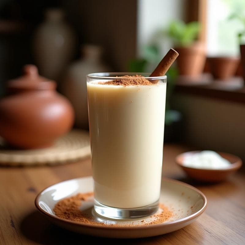 Bebida de Horchata de Arroz con Canela y Vainilla: Receta Mexicana Vegana y Sin Lácteos