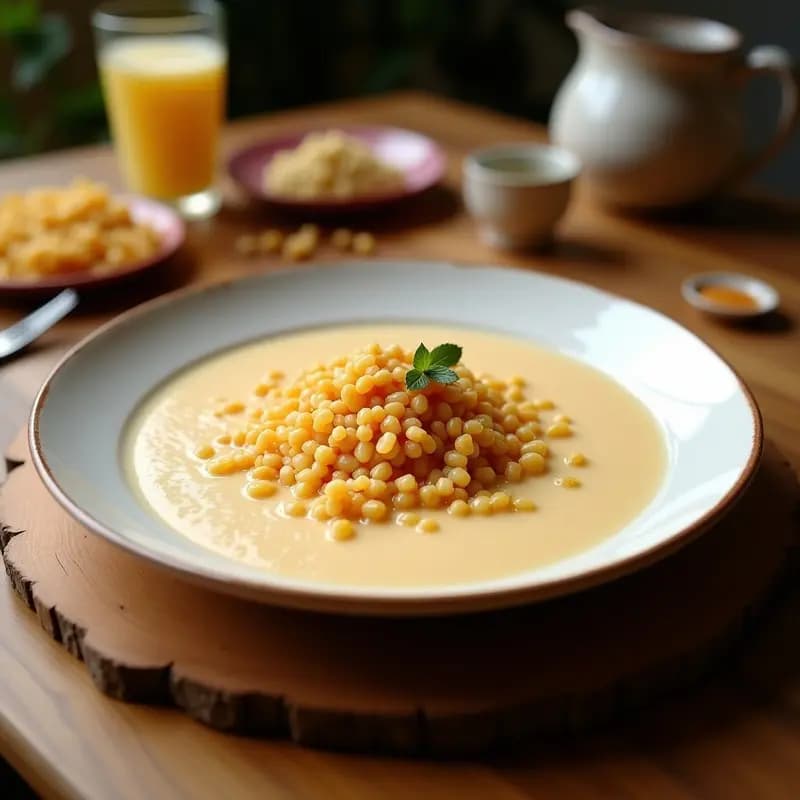 Bebida de Horchata de Arroz con Canela y Vainilla: Latte Vegano y Sin Azúcar