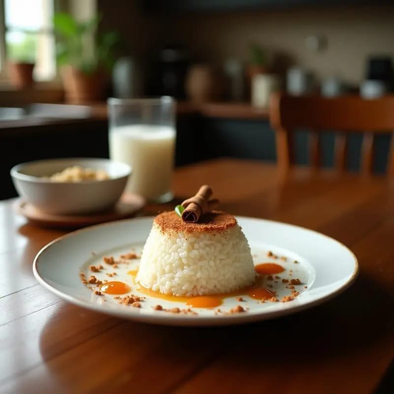 Horchata de Arroz y Canela con Virutas de Coco: Bebida Mexicana Tradicional