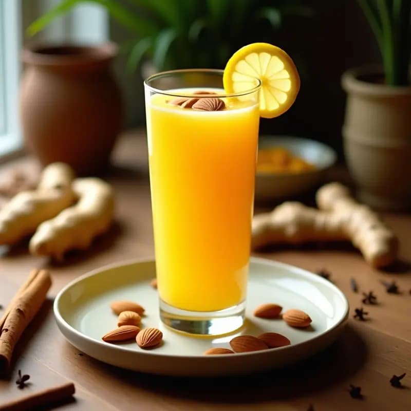 Bebida de Arroz Fermentado y Cúrcuma: Horchata Probiótica Española de Inspiración Ayurvédica