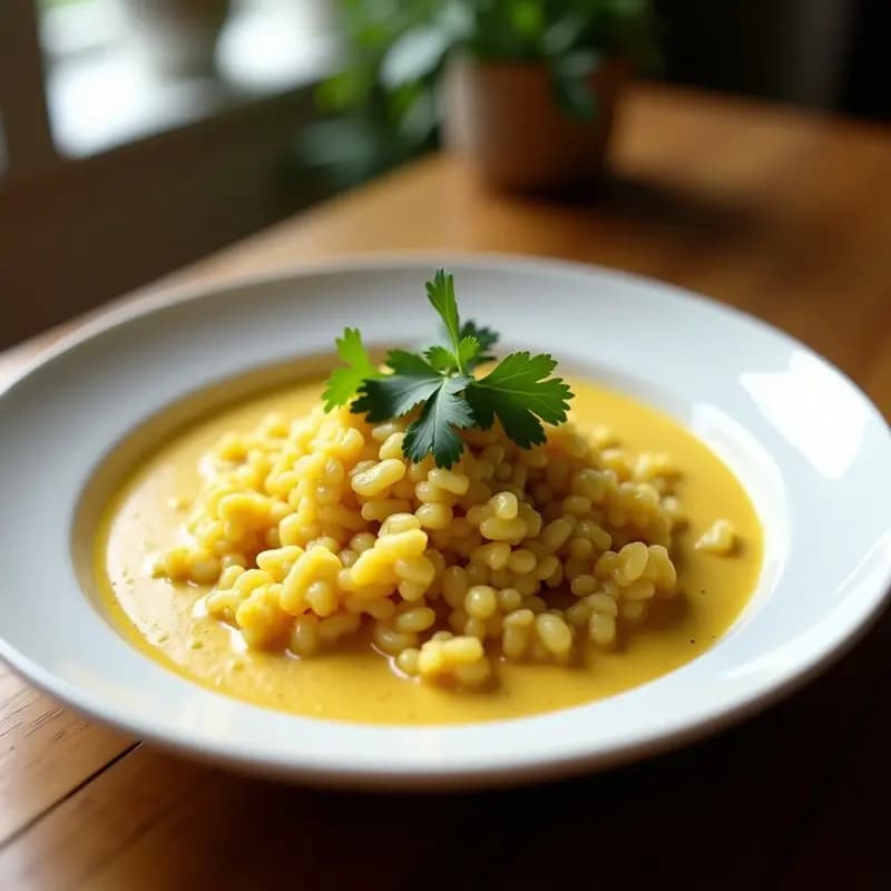 Horchata de Arroz Salado con Curry y Cilantro: Bebida Vietnamita para Aperitivos