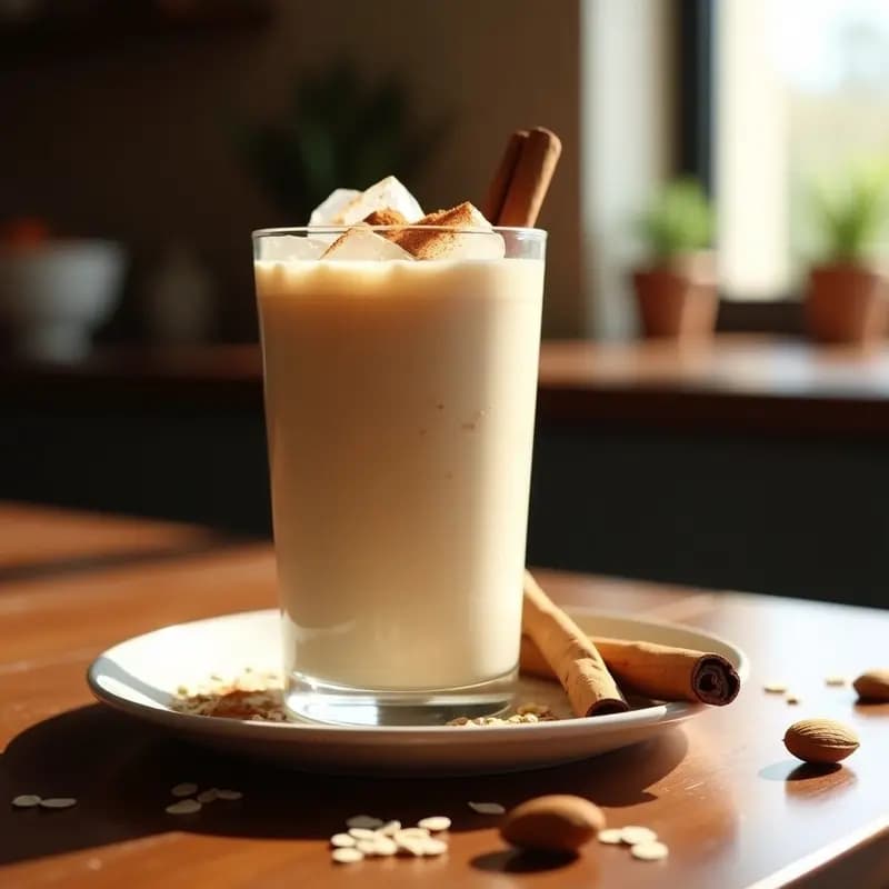 Bebida de Horchata con Avena y Canela: Versión Saludable de la Clásica Mexicana