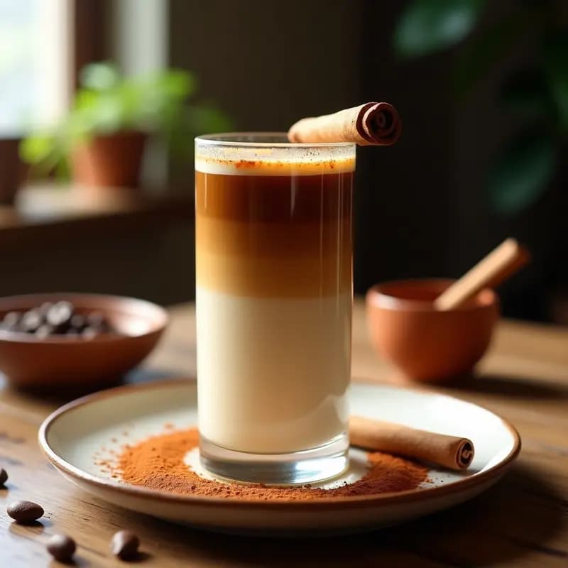 Bebida de Horchata con Canela y Café: Receta Mexicana Vegana y Energizante para el Desayuno