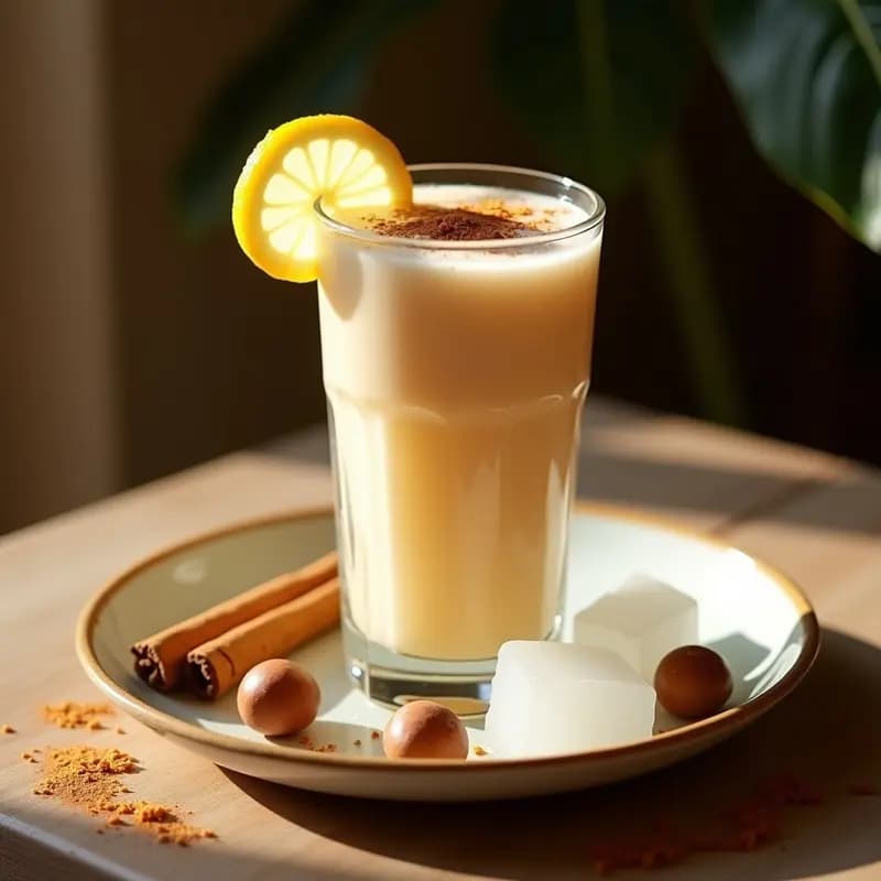 Horchata Valenciana con Canela y Limón: Bebida Española Tradicional y Sin Lácteos