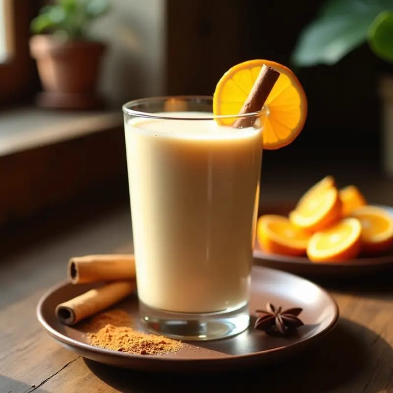 Bebida de Cebada y Canela: Horchata Mexicana Vegana con Especias Tradicionales
