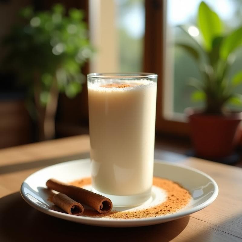 Bebida de horchata de Chufa con Esencia de Vainilla y Canela: Receta Valenciana Sin Lactosa