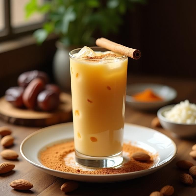 Bebida de Horchata con Cúrcuma y Canela: Receta Mexicana Antiinflamatoria y Sin Lactosa