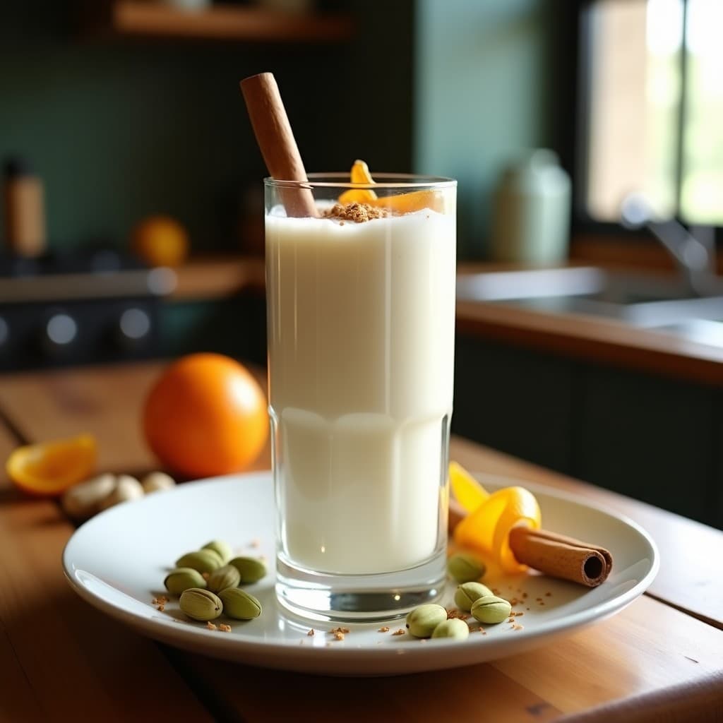 Bebida de Horchata de Tigernut con Canela y Cardamomo: Refresco Vegano Sin Azúcar