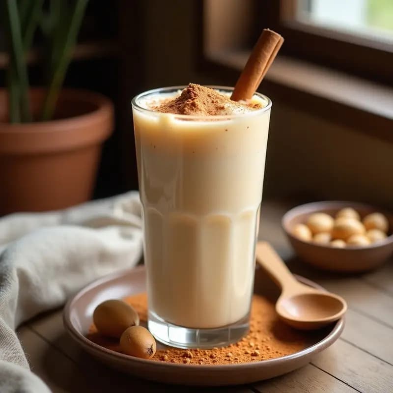 Bebida de Horchata de Tigernut con Canela: Refresco Español Keto y Sin Lactosa