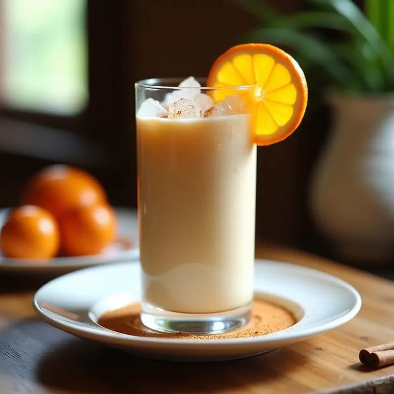 Bebida de Horchata de Tigernut y Canela con Hielo: Receta Española Refrescante Sin Azúcar