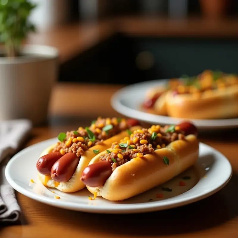 Hot Dogs con Wrap de Tocino y Queso Fundido en Pan de Brioche: Receta para Cenar como Rey