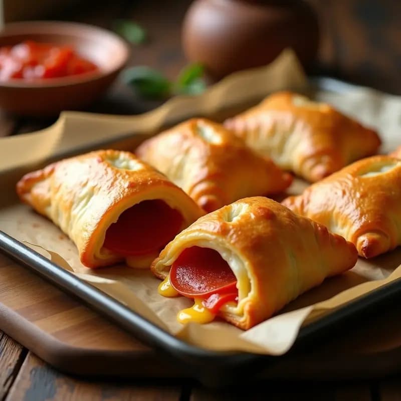 Hot Pocket de Pepperoni y Queso Mozzarella: Snack Rápido y Lleno de Sabor