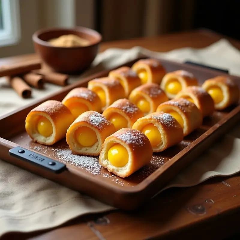 Huesos de santo caseros rellenos de yema: Receta de toda la vida en 30 minutos