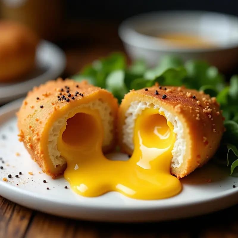 Huevo Frito Relleno de Mac and Cheese: Receta Viral en 15 Minutos que Dejará a Todos Boquiabiertos