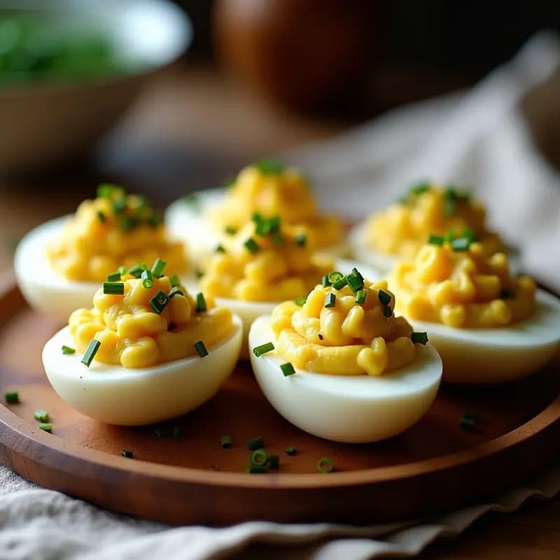 Huevos Rellenos de Patata Trufada: Receta Viral en Airfryer que Deja a Todos Boquiabiertos