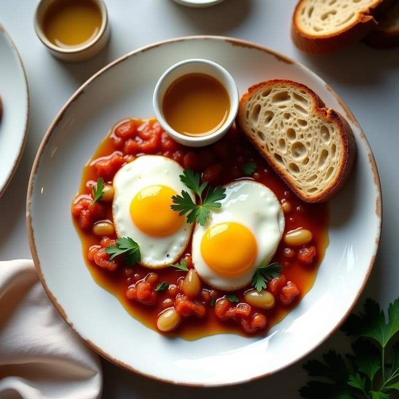 Huevos escortabechados con aderezo de mostaza y miel: desayuno proteico