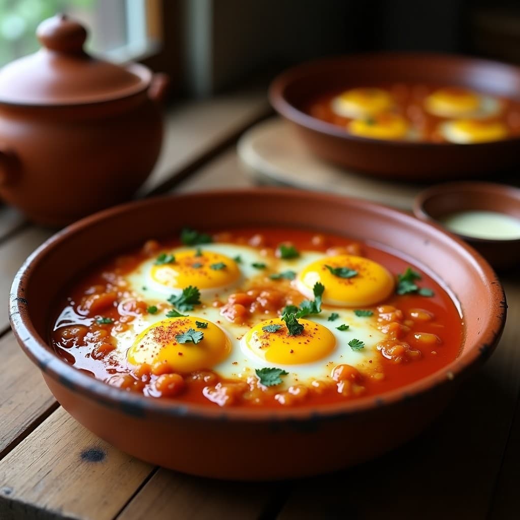 Huevos a la Flama con Pimentón de la Vera y Queso Manchego: Receta Española en Olla Express