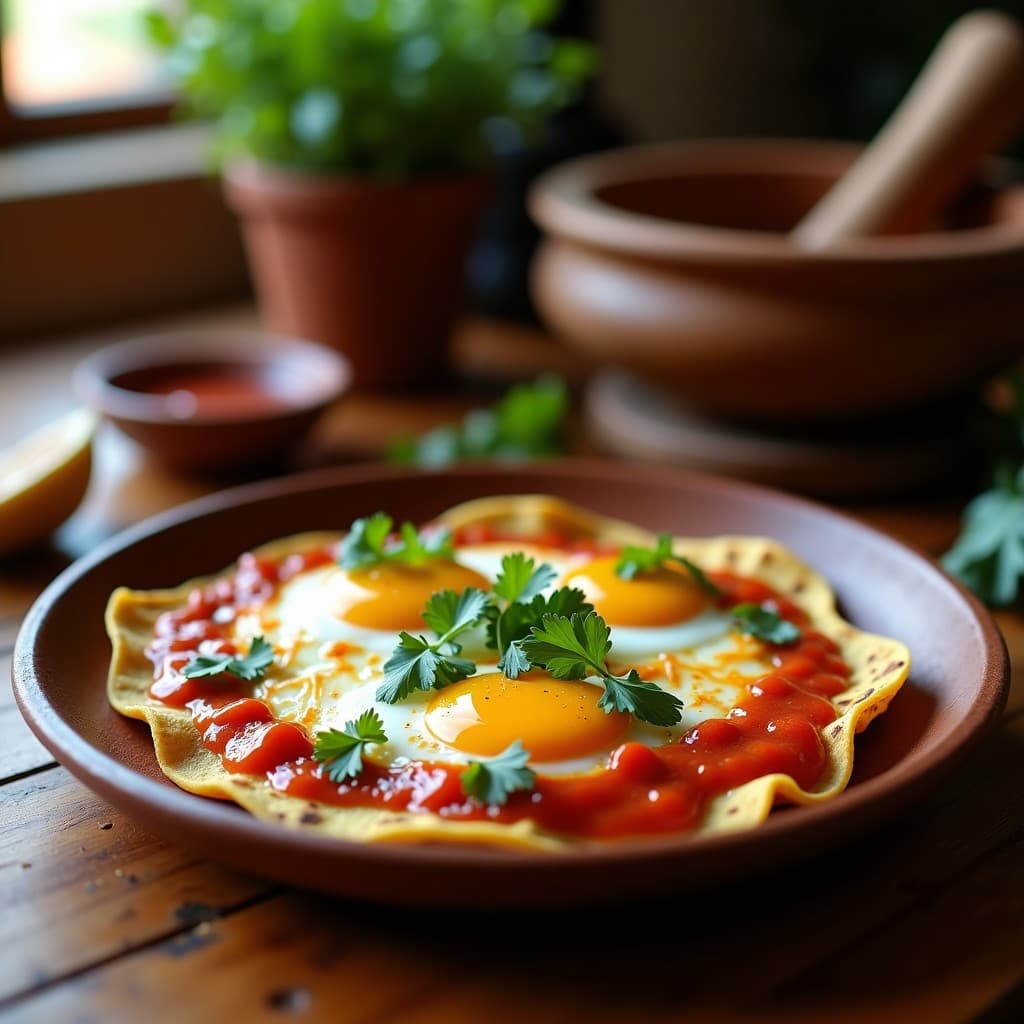 Huevos a la Flama con Salsa de Chipotle y Queso Oaxaca: Desayuno Mexicano en 10 Minutos