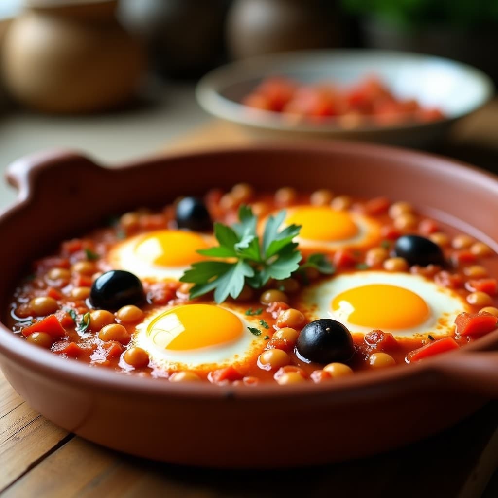 Huevos a la Flamenca con Garbanzos: Receta Española en Thermomix con Toque Tradicional