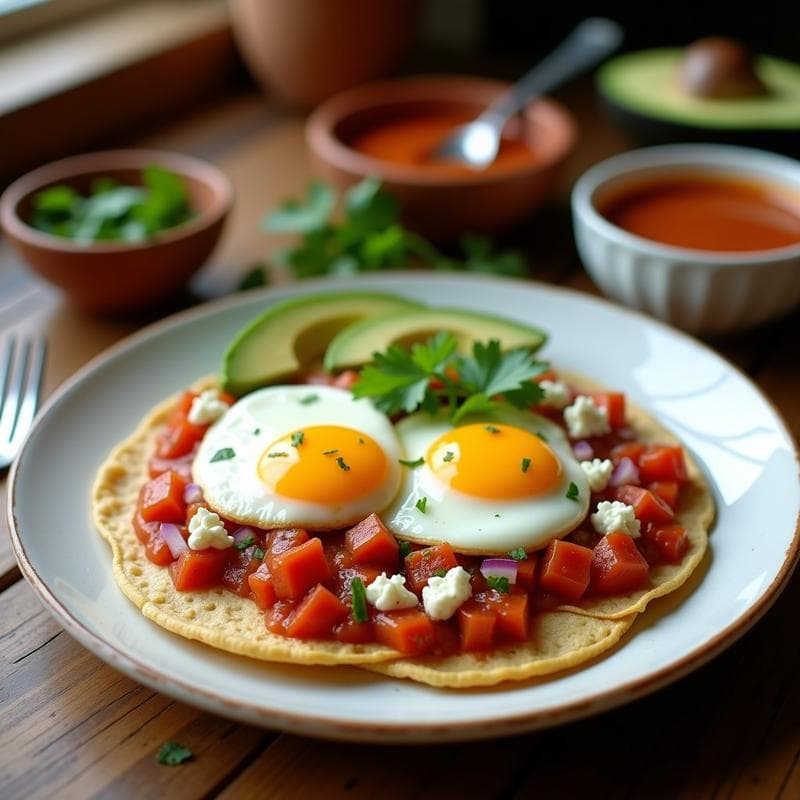 Huevos Rancheros con Tortillas de Almendra: Desayuno Mexicano Keto y Sin Harina
