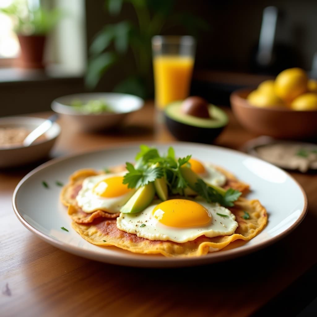 Huevos Rancheros con Tortillas de Coliflor y Aguacate: Receta Keto Sin Gluten para Brunch