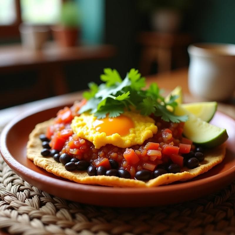 Huevos Rancheros con Tortillas de Lentejas: Receta Mexicana Vegana y Sin Gluten