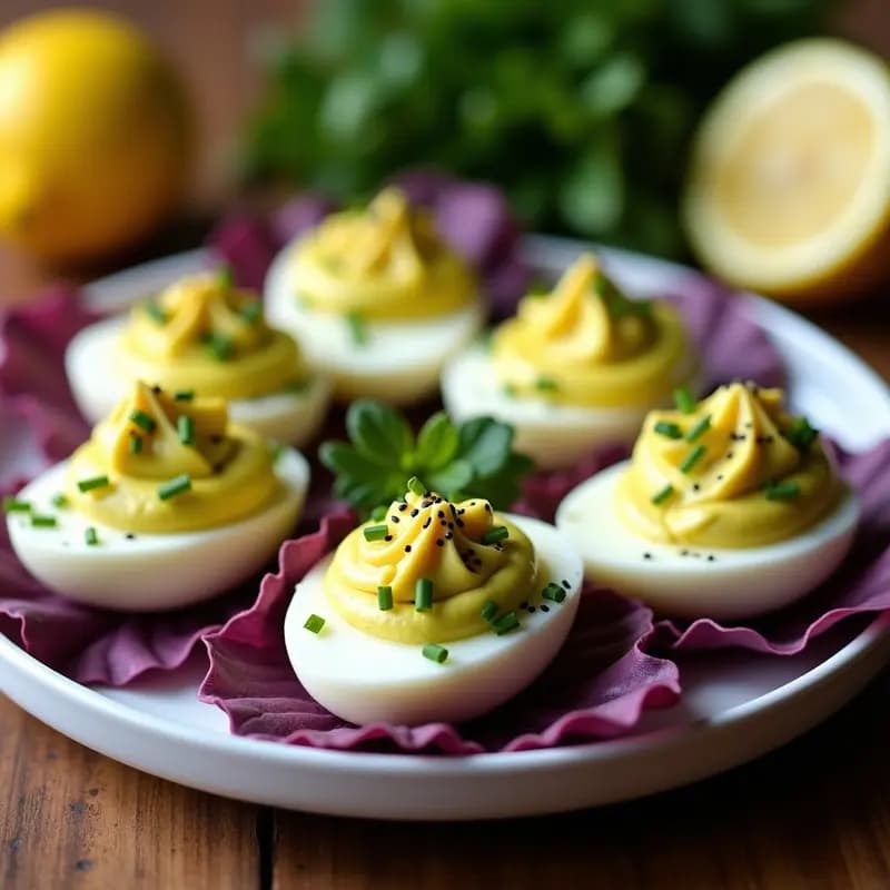 Huevos Rellenos de Aguacate y Atún con Mayonesa de Limón: Aperitivo Keto en 10 Minutos