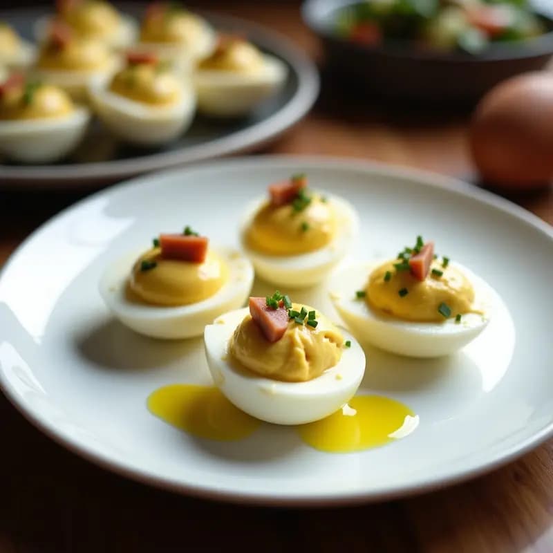Huevos Rellenos de Ventresca: Tapa Elegante y Fácil para Impresionar