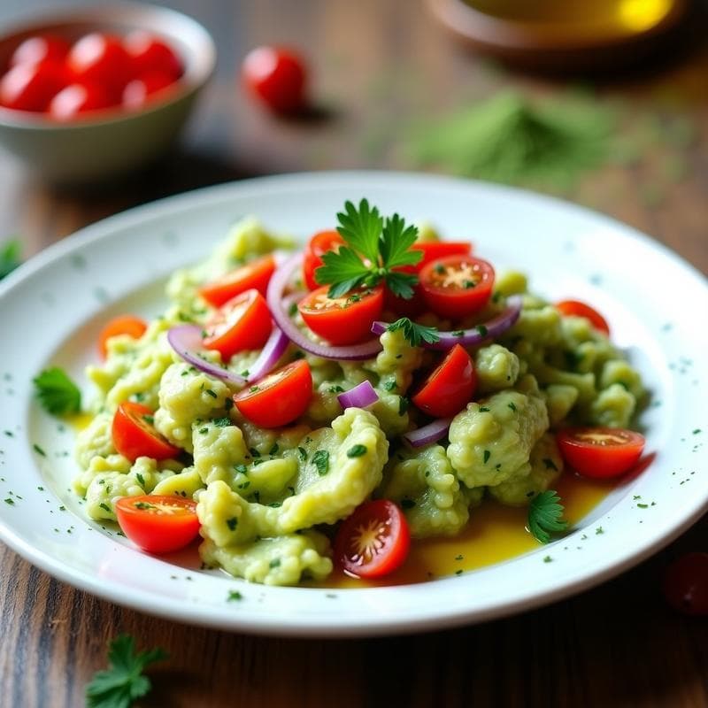 Huevos Revueltos con Espirulina y Tomates Cherry: Desayuno Alta en Proteína en 5 Minutos