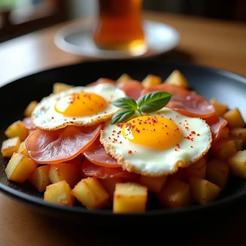 Huevos Rotos con Patatas Crujientes en Airfryer: Receta Viral en 15 Minutos
