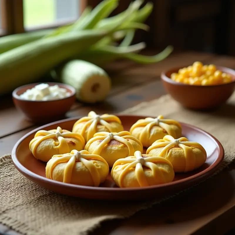 Humitas en Hoja: Receta Boliviana Tradicional con Queso Fresco y Maíz Tierno