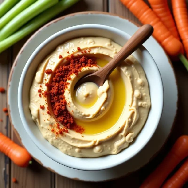 Hummus de Almendras con Pimentón de la Vera: Receta therapeutics Vegana y Sin Gluten