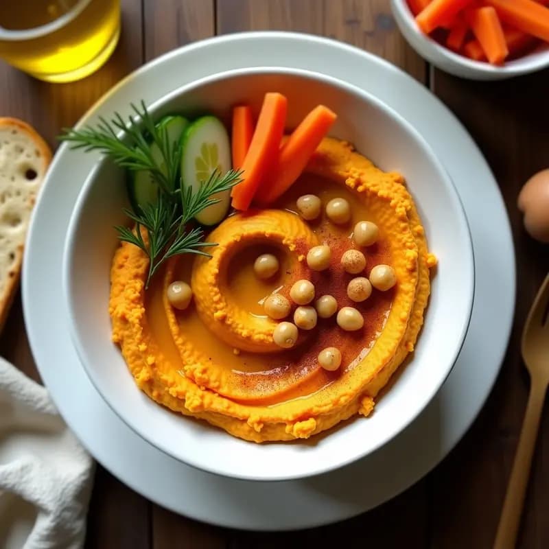 Hummus de Boniato Asado y Ahumado: Receta Vegana y Crema en 30 Minutos