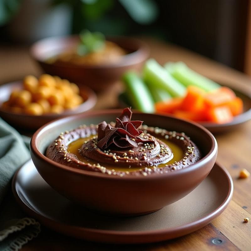 Hummus de Cacao Proteico: Receta Sin Garbanzos y Alta en Proteína para Fitness