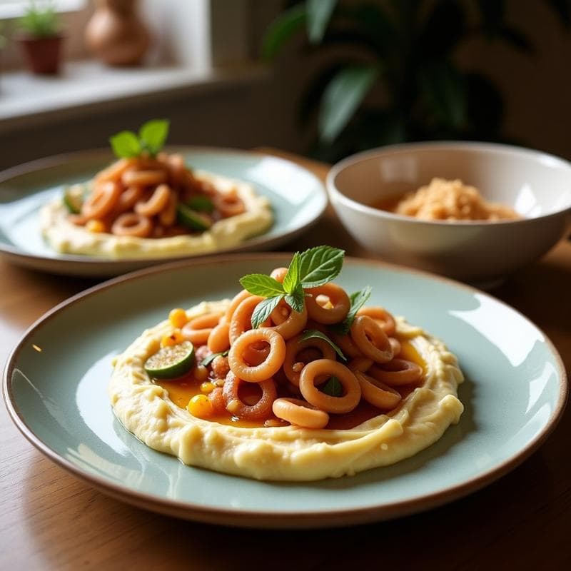 Hummus de Calamares Ahumados: Receta en Airfryer con Toque Mediterráneo y Proteína Alta
