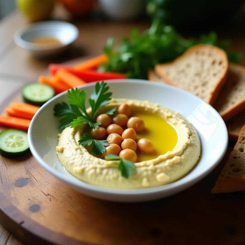 Hummus de Calabacín Asado en Airfryer: Receta Cremosa y Sin Gluten en 15 Minutos