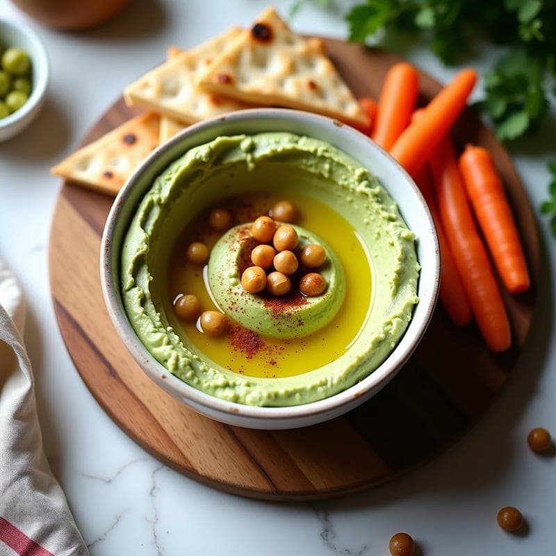 Hummus de Calabacita Ahumada con Aceite Trufado: Receta Vegana y Cremosa en 20 Minutos