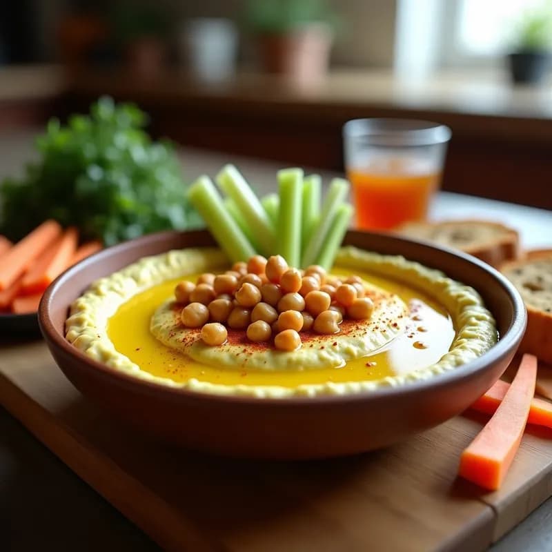 Hummus de Calabacita Asada: Receta con Toque Ahumado y Sin Gluten en 20 Minutos