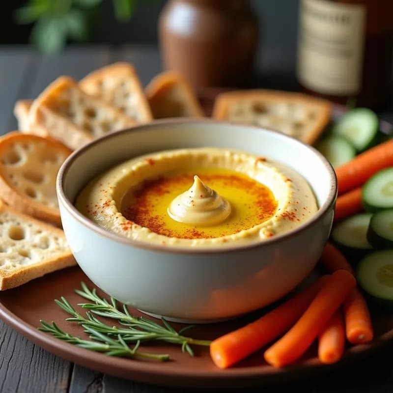 Hummus de Calçots Ahumados: Receta en Thermomix con Toque Humo y Textura Cremosa