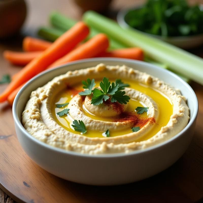 Hummus de Coliflor Ahumada en Airfryer: Receta Vegana y Sin Garbanzos en 20 Minutos
