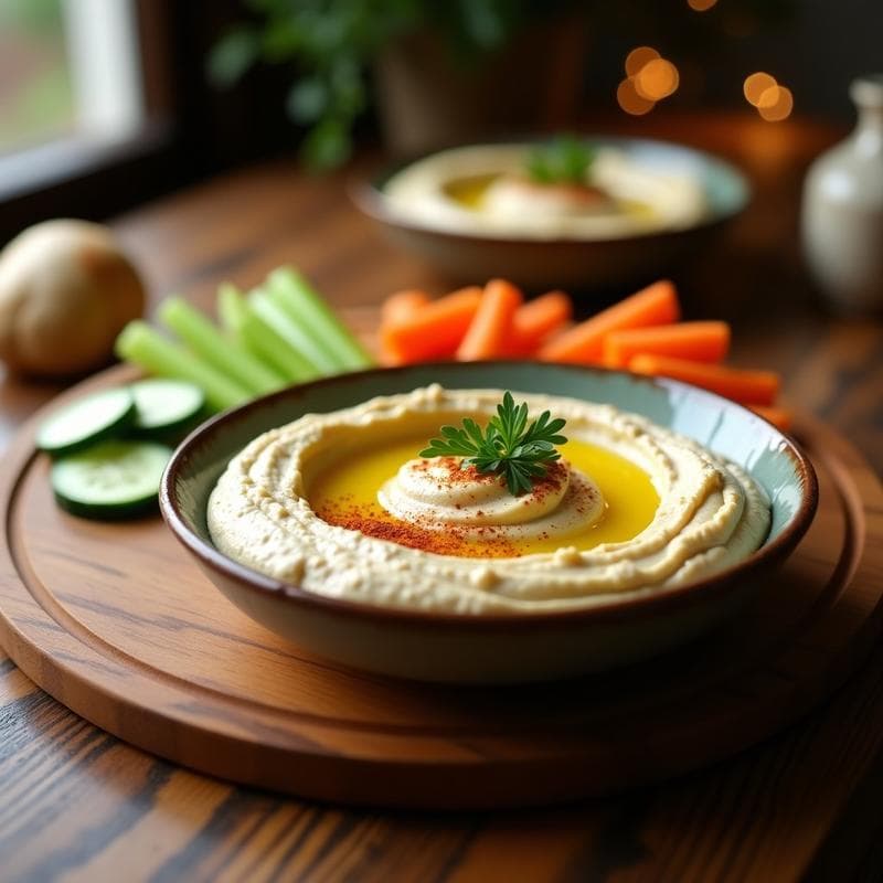 Hummus de Coliflor en Airfryer: Receta Rápida y Alta en Fibra en 15 Minutos