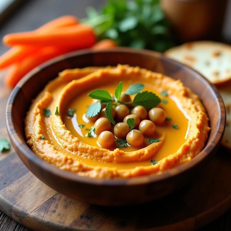Hummus de Batata Asada Ahumada: Receta Vegana Ultracremosa en 30 Minutos
