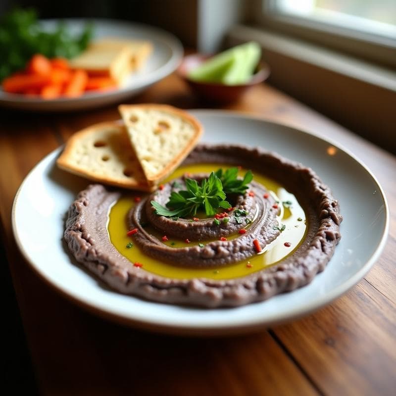 Hummus de Berenjena Ahumada: Receta Árabe Cremosa y Sin Azúcar en 15 Minutos