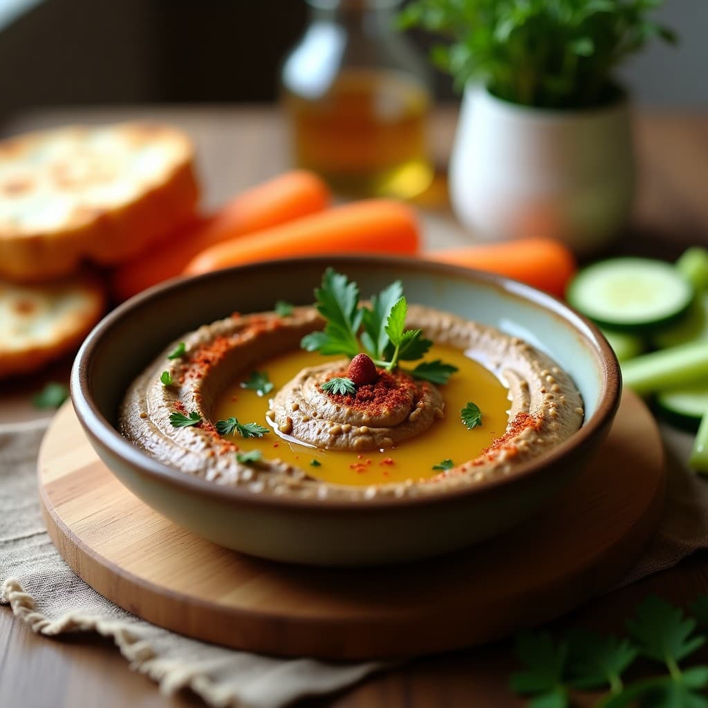 Hummus de Garbanzos Negros Ahumados: Receta Cremosa y Original en 15 Minutos